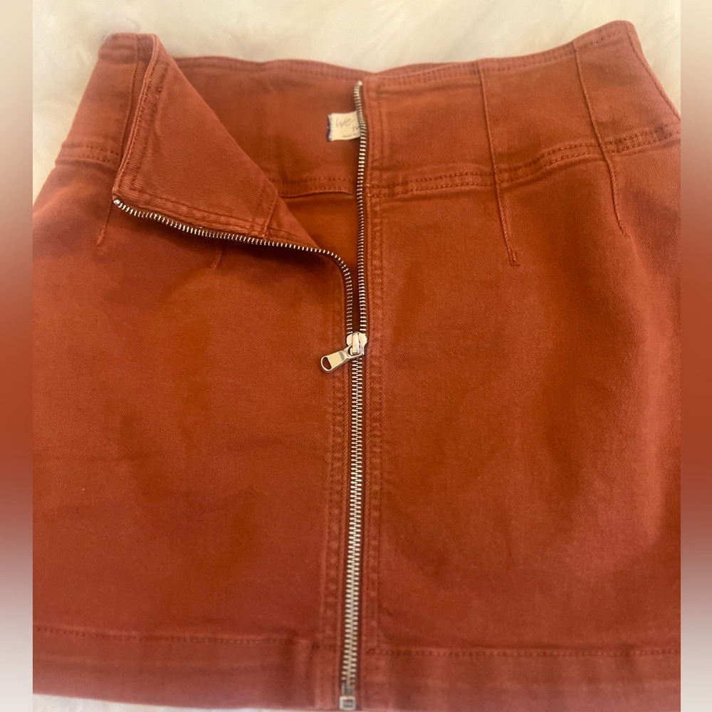 Free People We The Free Zip It Up Mini Skirt